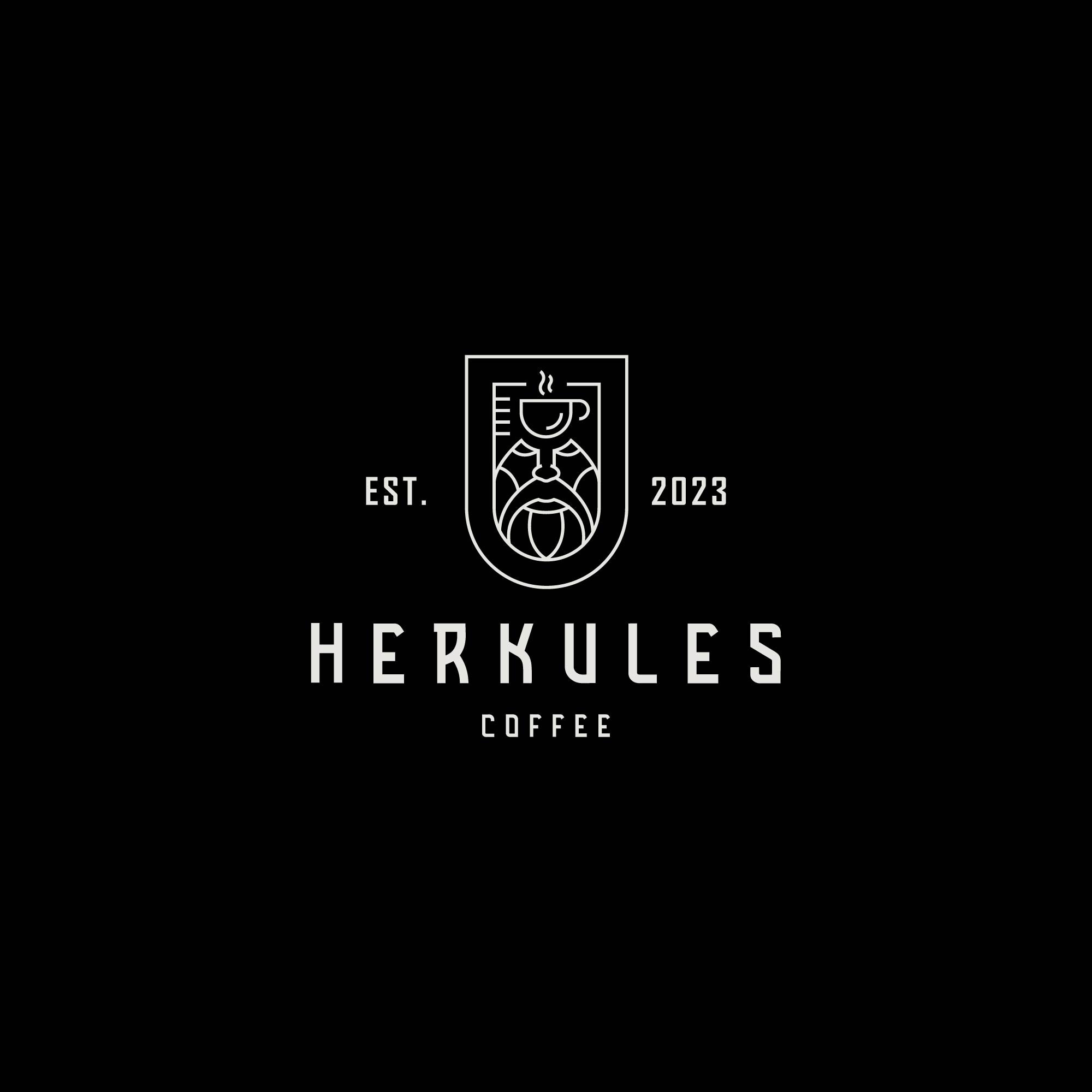 Logo von Herkules Coffee black